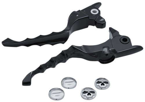 Kuryakyn Zombie Black Brake & Clutch Lever Set (1983)