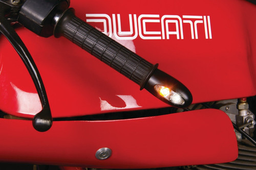 Kuryakyn Kellermann BL 1000 Black Bar End Turn Signal w/Amber/White LEDs (2557)