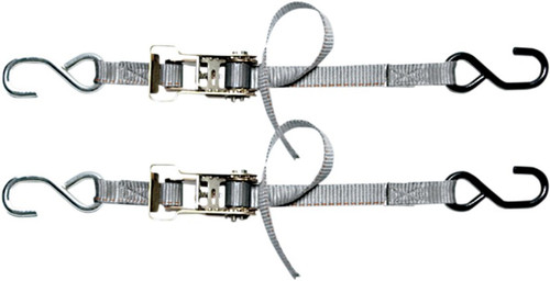 Steadymate Cinchtite 2 1"x 5' Ratchet Tie Downs w/Hooks (15465)