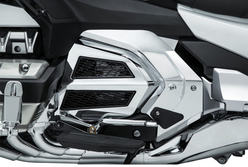Kuryakyn Omni Chrome Transmission Covers for '18-'21 Gold Wing (3274)
