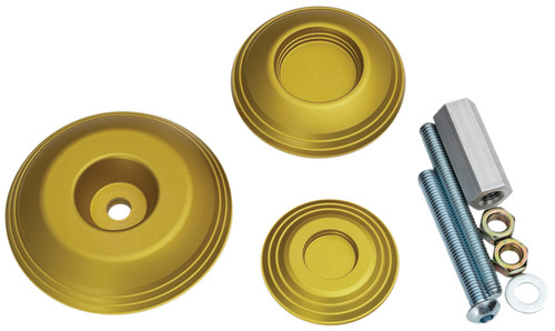 Kuryakyn Lodestar Gold Rear Axle Sliders (3802)