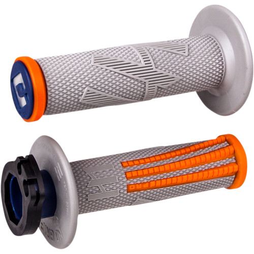 ODI EMIG Pro V2 Lock-On Grips | Gray/Orange (H36EPGO)
