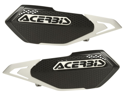 Acerbis X-Elite Mini Bike/MTB Mountain Bike Black/White Handguards (2856891007)