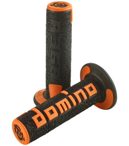 Domino A360 Handlebar Grips | Black/Orange | MX Twist Throttle (A36041C4045A7-0)