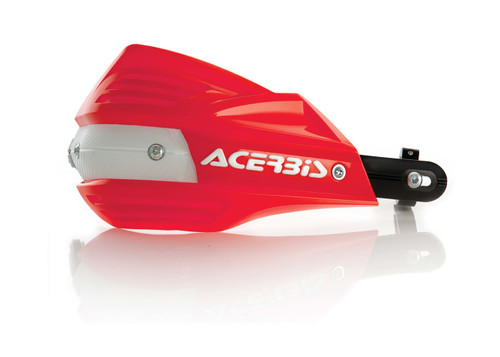 Acerbis X-Factor MX Offroad Red/White Handguards (2374191005)