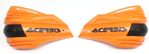 Acerbis X-Factor Orange/Black Replacement Shields (2393481008)