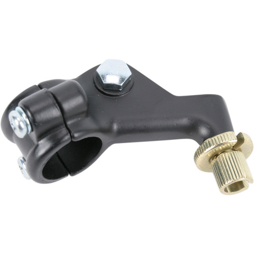 Parts Unlimited Two-Piece Black Clutch Lever Holder (45-1022)