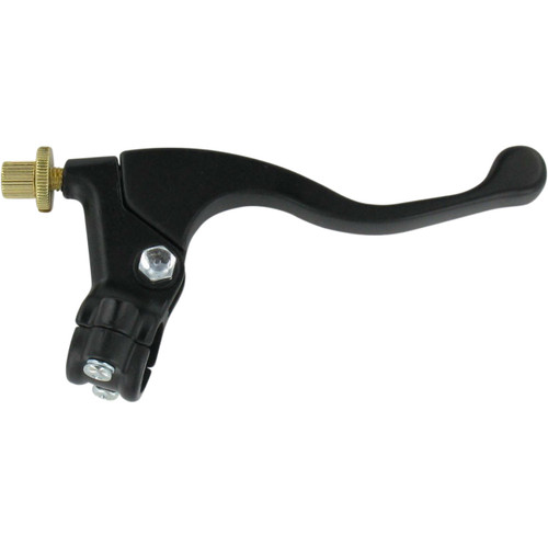 Parts Unlimited Shorty Style Power Black Brake Lever Assembly (43-1104R)