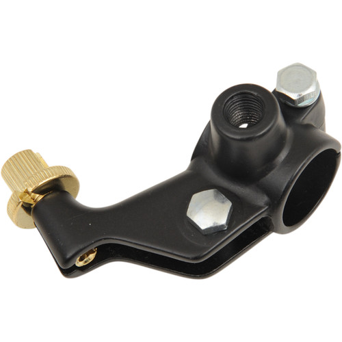 Parts Unlimited One-Piece Left Lever Holder w/Mirror Hole (45-4012)