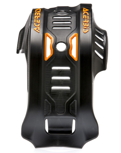 Acerbis Black/Orange Plastic Skid Plate (2791645229)
