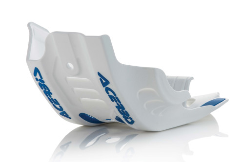 Acerbis White/Blue Plastic Skid Plate for '20-21 Husky FE450/FE501 (2791661029)