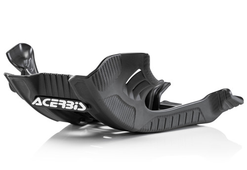 Acerbis Black/White Plastic Skid Plate for '06-22 Yamaha YZ125 (2780601007)
