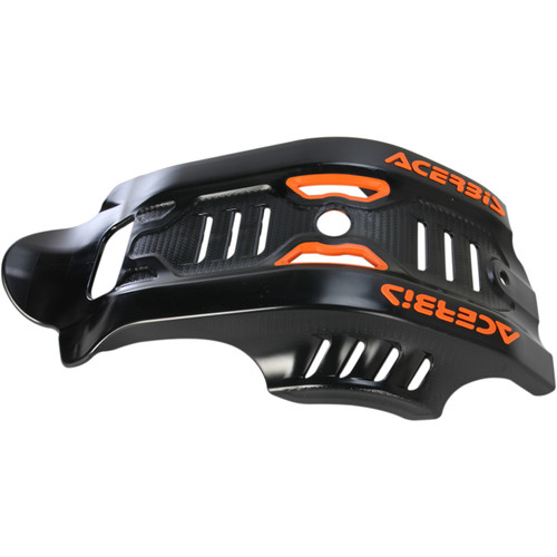 Acerbis Enduro Style Black/Orange Skid Plate (2449420001)