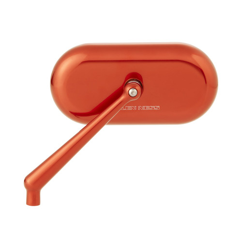 Arlen Ness Oval Forged Orange Left Mirror (13-185)