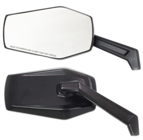 Kuryakyn Hex Satin Black Mirrors (5919)