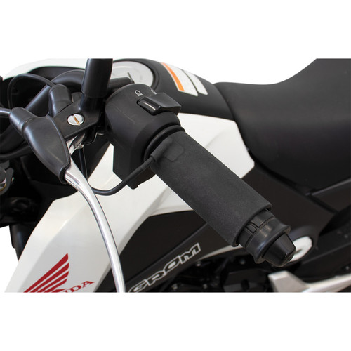 Koso X-Claw Heated Clip-On Grips for 12V Power Source (AX1200M0)