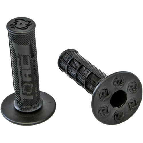 Torc1 Kevtek Hole Shot Half Waffle Black Grips (3000-0202)