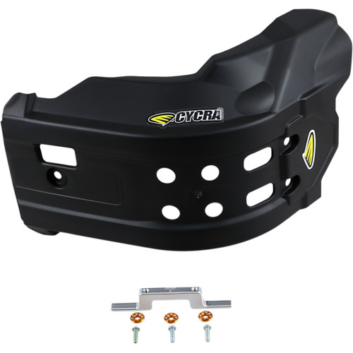 Cycra Full Armor MX Black Skid Plate 19-21 YZ250F/18-21 YZ450F (1CYC-6239-12)