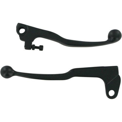 Parts Unlimited Shorty Style Power Black Lever Set (44-7107)