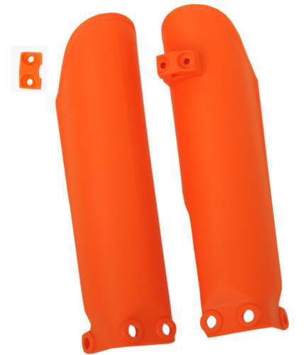 Acerbis Orange Lower Fork Covers for '09-18 KTM 65 SX (2253025226)