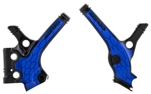 Acerbis X-Grip Frame Protectors | Blue/Black | '19-21 Yamaha YZ85 (2736391004)