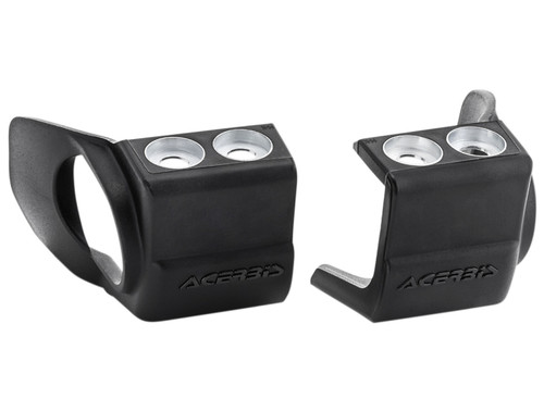 Acerbis Black Front Fork Shoe Covers for Inverted Forks (2709690001)