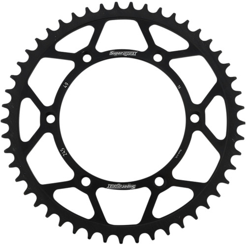 Supersprox Steel Rear Sprocket 49 Tooth (RFE-245-49-BLK)