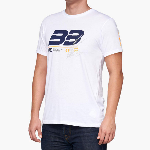 100% Brad Binder 33 Signature Mens Short Sleeve T-Shirt