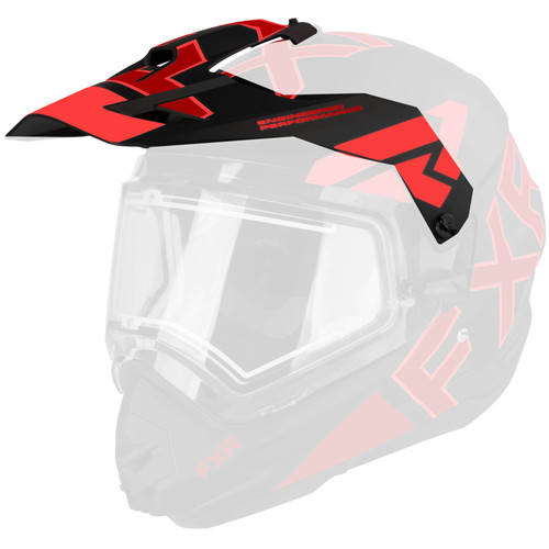FXR Torque X Helmet Visor/Peak