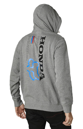 Fox Racing Honda Mens Zip Up Fleece Hoody
