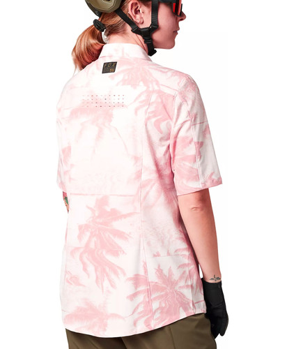 Fox Racing Flexair Womens Button Up Short Sleeve Woven MTB Jersey