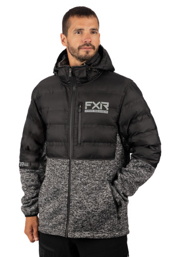 FXR Excursion Lite Hybrid Mens Quilted Zip Up Hoody