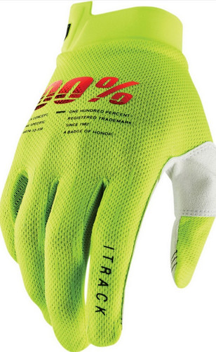 100% iTrack Mens MTB MX Offroad Gloves