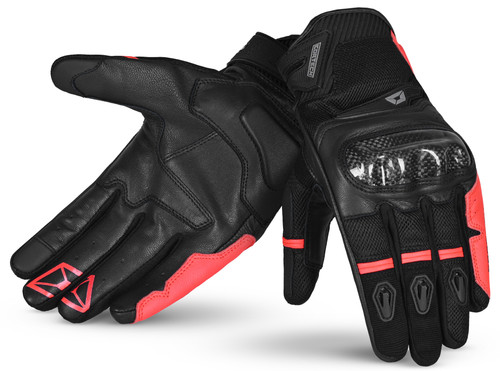 Cortech Sonic Flo Mens Leather/Textile Motorcycle Gloves
