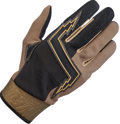 Biltwell Baja Mens Leather/Textile Motorcycle Gloves