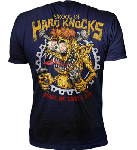 Lethal Threat Skool of Hard Knocks Mens Short Sleeve T-Shirt