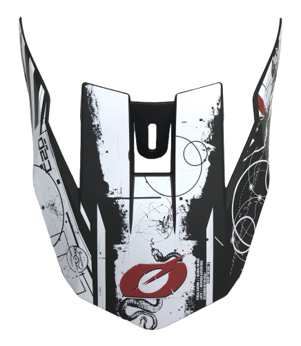 O'Neal 3 SRS Scarz Helmet Replacement Visor/Peak