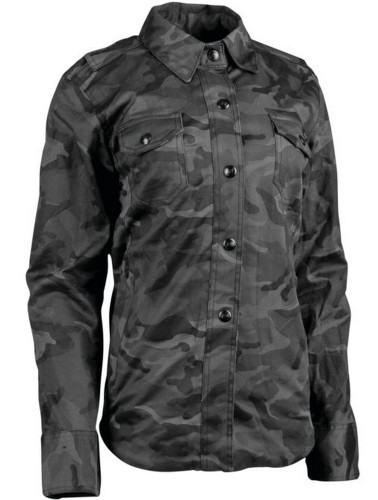 Speed & Strength Speed Society Womens Armored Motorcycle Riding Shirt