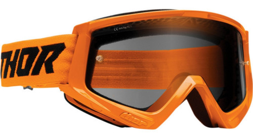 Thor Combat Racer Sand MX Offroad Goggles w/Smoke Lens