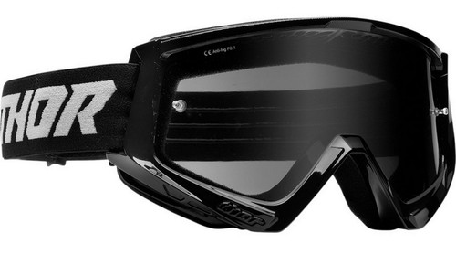 Thor Combat Racer Sand MX Offroad Goggles w/Smoke Lens