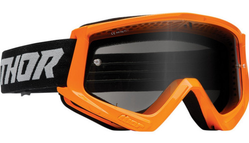 Thor Combat Racer Sand MX Offroad Goggles w/Smoke Lens