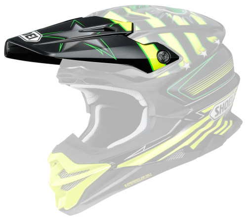 Shoei VFX-EVO V-470 Visor/Peak | Grant 3