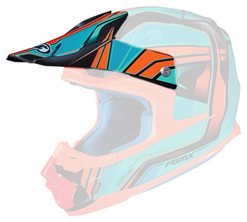 HJC FG-MX Helmet Replacement Visor/Peak