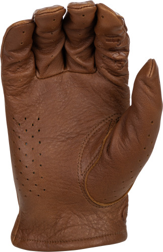 Highway 21 Louie Mens Perforated Leather Motorcycle Gloves