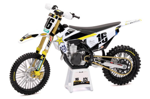NewRay 1:12 Scale Toy Rockstar Husqvarna Team Bike 2020 Zach Osborne