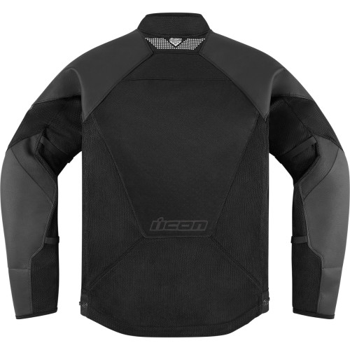 Icon Mesh AF CE Mens Leather Motorcycle Jacket