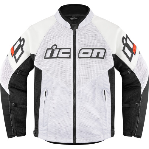 Icon Mesh AF CE Mens Leather Motorcycle Jacket