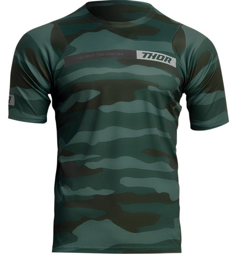 Thor Assist Camo Mens MTB Mountain Bike Jersey