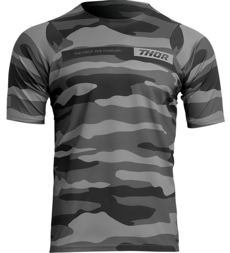 Thor Assist Camo Mens MTB Mountain Bike Jersey