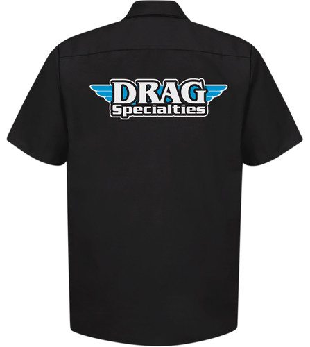 Throttle Threads Drag Specialties 2020 Mens Short Sleeve Shop Shirt